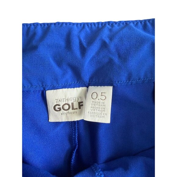CHICOS Zenergy Royal Blue Golf Skort Size Chicos .5 / US Small 6 - Picture 5 of 7